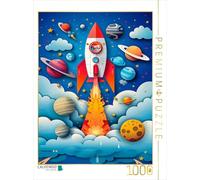Puzzle · Membre d'équipage de la Mission sur Mars | Membre d'équipage de la mission sur Mars : un emploi de rêve · 1000 pièces · Format assemblé 64 × 48 cm · CALVENDO Puzzle