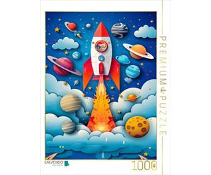 Puzzle · Membre d'équipage de la Mission sur Mars | Membre d'équipage de la mission sur Mars : un emploi de rêve · 1000 pièces · Format assemblé 64 × 48 cm · CALVENDO Puzzle