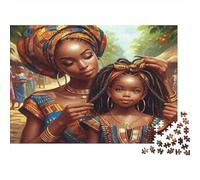 Puzzle Mère Enfant 1000 Pièces 38x26cm Papier Recyclé pour Adultes Jeu Challengeant Apprentissage Familial Décoration Maison Excellent Cadeau