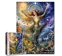 Puzzle Mère Nature Puzzle Arbre de Vie Puzzle 1000 Pièces Puzzle Nature | Puzzle Soleil et Lune Puzzle Animaux Puzzle Forêt Enchantée Puzzle Fantastique Puzzle 1000 Pièces