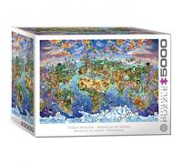 Eurographics Puzzle XXL Merveilles du monde, 5000 pièces, 152 x 102 cm, 8520-5880