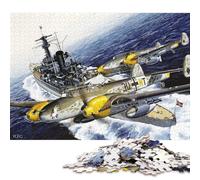 Puzzle Messerschmitt BF110 D3 de 1000 pièces pour Adultes et Enfants (38 x 26 cm)