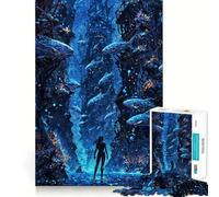 Puzzle Métropole sous-Marine 1000 Pièces Jeu de Réflexion Stimulant Fixation Solide Défi Cérébral Interactif pour la Maison (50x75cm)