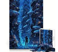 Puzzle Métropole sous-Marine pour Adultes 1000 Pièces Exercice Mental Évasion Tranquille (50x75cm)