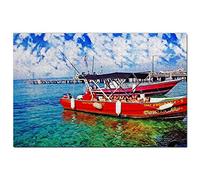 Puzzle Mexique 100 pièces Isla Mujeres, œuvre d'art, Souvenir de Voyage, 45,5 x 35,5 cm