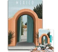 Puzzle Mexique pour Adultes 1000 pièces, Jeu éducatif, défi, idéal comme Cadeau pour Toute la Famille 50x75cm