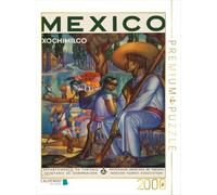 Puzzle · Mexique, Xochimilco | Affiche de voyage d'époque : Mexique, vers 1930 · 2000 pièces · Format assemblé 90 × 67 cm · CALVENDO Puzzle