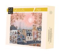 Puzzle Michèle Wilson - Ciel Rose en Hiver de Delacroix - Bois - A1035-750