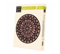 Puzzle d'art 80 pièces - Rosace Notre Dame