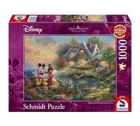 Puzzle mickey et minnie amoureux 1000 pc