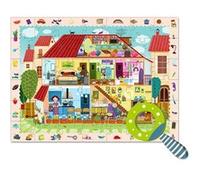 Mideer Puzzle Détective Écologique Maison Loupe – 42 pièces pour enfants