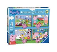 Ravensburger - Puzzle Enfant - 4 en 1 Puzzles évolutifs - Peppa Pig - Jeux à l'extérieur - Garçon ou Fille à partir de 3 Ans - Puzzle de qualité supérieure fabriqué en Europe - 06958