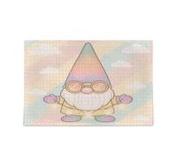 Puzzle mignon nain à rayures pastel pour adultes impossible, dur, difficile, difficile puzzle de 500 pièces
