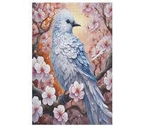 Puzzle Mignon Oiseau Puzzles pour AdultesPuzzles en Bois De 1000 Pièces Adultes Cadeaux Jeu Stimulant （78×53cm）