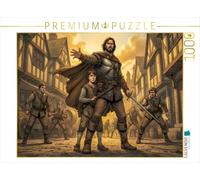 Puzzle · Miles Hendon Prend la défense d'Edward | Le prince et le petit mendiant · 1000 pièces · Format assemblé 64 × 48 cm · CALVENDO Puzzle