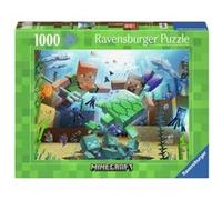 Puzzle minecraft mosaic ideal pour les fans de jeux video 1000 pieces - Ravensburger Multicolore