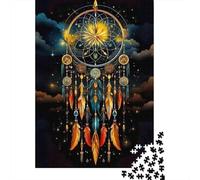 Puzzle Mini 1000 Pièces Attrape-rêves pour Adultes | 52x38cm Carton, Décor Salon, Structure Durable, Cadeau Anniversaire, Relaxation