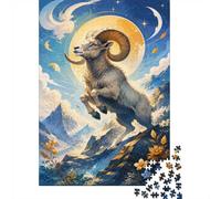 Puzzle Mini 1000 Pièces Bouquetin pour Adultes | 70x50cm Papier, Décoration de la chambre, Coupe précise, Cadeau de rassemblement, Détente mentale