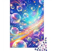 Puzzle Mini 1000 Pièces Bulles Galaxie pour Adultes | 38x26cm Carton Décoration Salon Coupe Précise Cadeau Anniversaire Détente Esprit