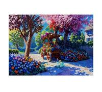 Puzzle Mini 1000 Pièces Chariot de Fleurs pour Adultes