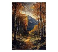 Puzzle Mini 1000 Pièces Chemin Forêt pour Adultes | 70x50cm Carton, Décor Maison, Surface Lisse, Cadeau Anniversaire, Détente Esprit