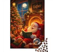 Puzzle Mini 1000 Pièces Cheminée de Noël pour Adultes | 52x38cm Carton Décor Maison Coupe Précise Cadeau Anniversaire Détente