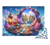 Puzzle Mini 1000 Pièces Cristaux Fantaisie pour Adultes | 52x38cm Carton, Décor Maison, Coupe Précise, Cadeau Anniversaire, Détente Esprit