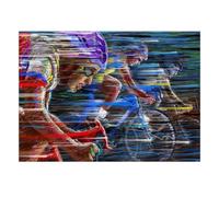 Puzzle Mini 1000 Pièces Cyclisme pour Adultes | 70x50cm Carton, Décoration Bureau, Structure Durable, Cadeau Anniversaire, Détente Esprit