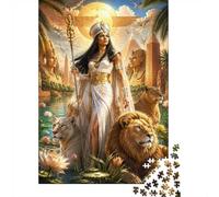Puzzle Mini 1000 Pièces Égypte Ancienne Animaux pour Adultes | 52x38cm Carton, Décoration Maison, Coupe Précise, Cadeau Réunion, Détente Esprit