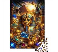 Puzzle Mini 1000 Pièces Égypte Ancienne pour Adultes | 70x50cm Carton, Décoration Maison, Coupe Précise, Cadeau Réunion, Détente Esprit