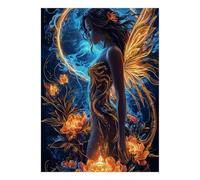 Puzzle Mini 1000 Pièces Fée Fantastique Fleurs pour Adultes | 52x38cm Papier, Décor Maison, Coupe Précise, Cadeau Réunion, Détente Esprit