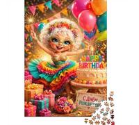 Puzzle Mini 1000 Pièces Fête Célébration pour Adultes | 38x26cm Carton, Décoration Salon, Coupe Précise, Cadeau Anniversaire, Détente Esprit