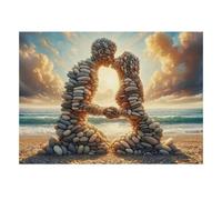 Puzzle Mini 1000 Pièces Figures en Pierre pour Adultes | 70x50cm Carton, Décoration de Chambre, Coupe Précise, Cadeau d'Anniversaire, Détente
