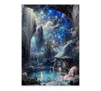 Puzzle Mini 1000 Pièces Grotte Fantastique pour Adultes | 52x38cm Carton, Décor de Chambre, Découpe Précise, Cadeau Anniversaire, Détente