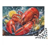 Puzzle Mini 1000 Pièces Homard pour Adultes | 38x26cm Carton, Décoration de bureau, Structure durable, Cadeau anniversaire, Détente mentale