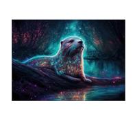 Puzzle Mini 1000 Pièces Loutre Lac pour Adultes