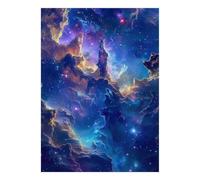 Puzzle Mini 1000 Pièces Nébuleuse Galaxie pour Adultes | 70x50cm Carton, Décoration de Chambre, Structure Durable, Cadeau Anniversaire, Détente