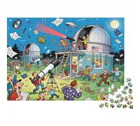 Puzzle Mini 1000 Pièces Observatoire pour Adultes | 38x26cm Carton, Décoration Bureau, Structure Durable, Cadeau Anniversaire, Détente Esprit