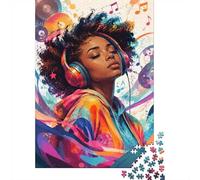 Puzzle Mini 1000 Pièces Portrait Musical pour Adultes | 52x38cm Carton, Décoration Maison, Coupe Précise, Cadeau Anniversaire, Détente Esprit