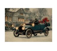 Puzzle Mini 1000 Pièces Voiture Ancienne pour Adultes | 70x50cm Carton, Décoration Maison, Coupe Précise, Cadeau Anniversaire, Détente Esprit