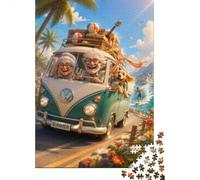 Puzzle Mini 1000 Pièces Voyage Aventure pour Adultes | 70x50cm Papier, Décor Maison, Coupe Précise, Cadeau Réunion, Détente Esprit