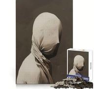 Puzzle Minimaliste Solitude voilée 1000 pièces pour Adultes, Souvenir Clair, Moment de détente apaisant, (38x52cm)