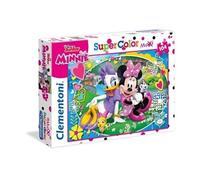 Clementoni Puzzle Disney SuperColor Minnie 104 pièces – Jeu créatif et logique dès 4 ans