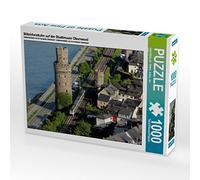 Puzzle · Mittelrheinbahn Auf der Stadtmauer Oberwesel 1000 Teile Puzzle | quer · 1000 pièces · Format assemblé 64 × 48 cm · CALVENDO Puzzle