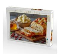 Puzzle · Mmmh, Doux, juteux, pour Les gourmands - Pain aux Raisins | 1000 pièces · Format assemblé 64 × 48 cm · CALVENDO Puzzle