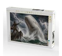 Puzzle · Moby Dick/Herman Melville 1851 | Nennt mich Ismael · 1000 pièces · Format assemblé 64 × 48 cm · CALVENDO Puzzle