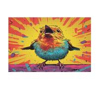 Puzzle Moineau Animal 1000 Pièces pour Adolescents Puzzles Créatif en Bois Jouet Jeu Familial Difficulté Défi (75×50cm)