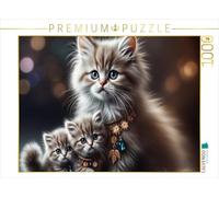 Puzzle · Moments de Chat | L'art des petits gestes · 1000 pièces · Format assemblé 64 × 48 cm · CALVENDO Puzzle