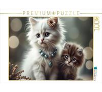 Puzzle · Moments de Chat | L'art des petits gestes · 1000 pièces · Format assemblé 64 × 48 cm · CALVENDO Puzzle