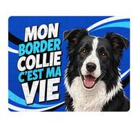 Puzzle Mon Border Collie C'est ma Vie | 30 Pièces 24 × 19 cm Carton Brillant 2 mm | Message à Reconstituer Annonce Surprise | Cadeau Propriétaire Chien Anniversaire Noël